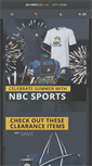 Mobile Screenshot of nbcsportsstore.com